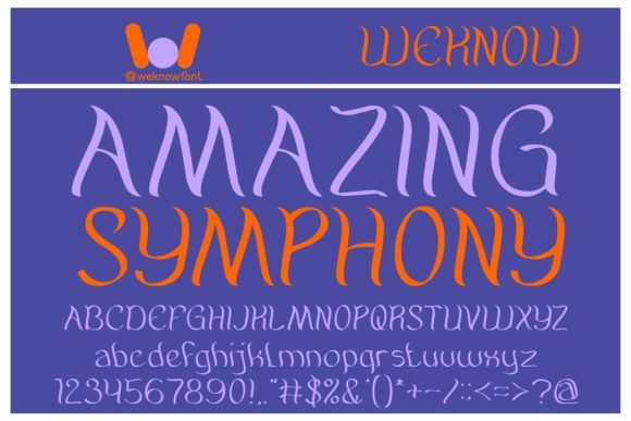 Amazing Symphony Font for Branding and Design