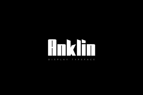 Anklin Display Font for Bold and Beautiful Craft Projects