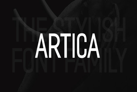 Artica Display Font for Modern Branding and Marketing