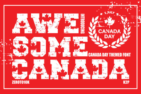 Awesome Canada Font: A Bold Typeface for Editorial Design