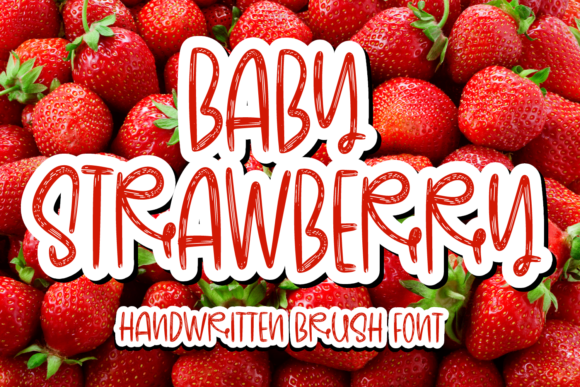 Baby Strawberry Font for Creative Designers