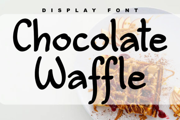 Chocolate Waffle Font: A Handwritten Typeface for Creative Publishing