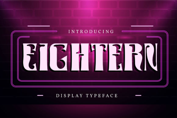 Eightern Font: A Retro Display Typeface for Professional Branding