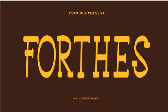 Forthes Font for Makers and Stationery Lovers