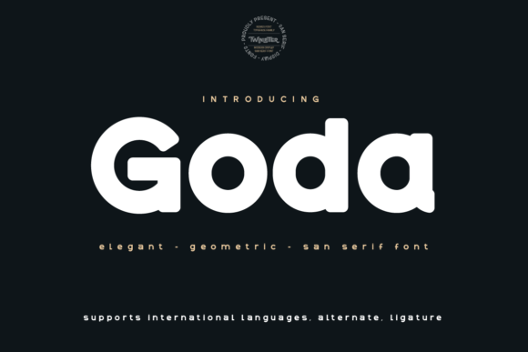 Goda Font: A Bold Display Typeface for Strong Branding