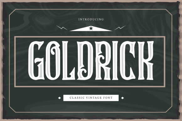 Goldrick Font for a Bold and Trustworthy Brand