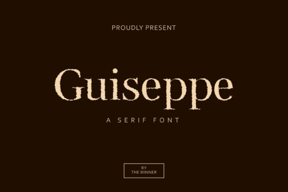 Guiseppe: A Display Font for Editorial Elegance