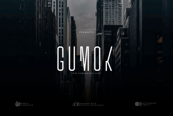 Gumok Font for Modern Branding and Design Projects