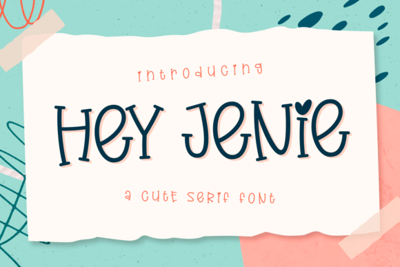 Hey Jenie Font for Creative Branding Projects