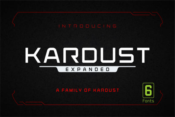 Kardust Font: A Futuristic Display Typeface for Digital Campaigns