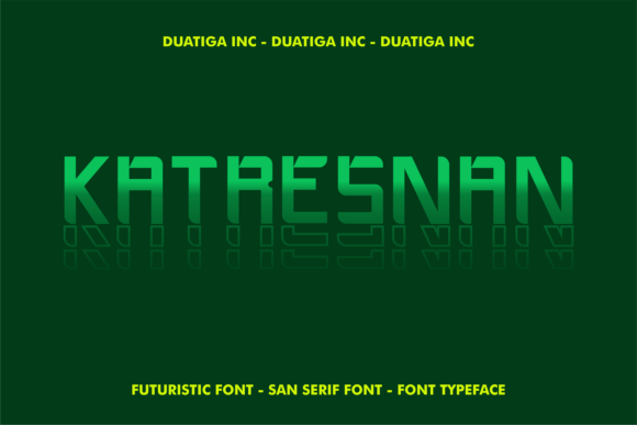 Katresnan: A Bold Display Font for Modern Design