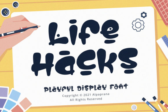 Life Hacks Font for Eye-Catching Campaigns