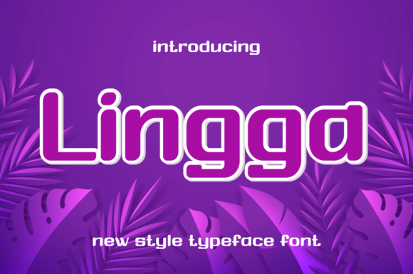 Lingga Display Font for Trendy Campaign Visuals