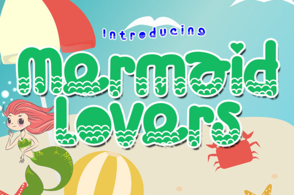 Mermaid Lovers Font for Vibrant Branding and Kids-Themed Designs