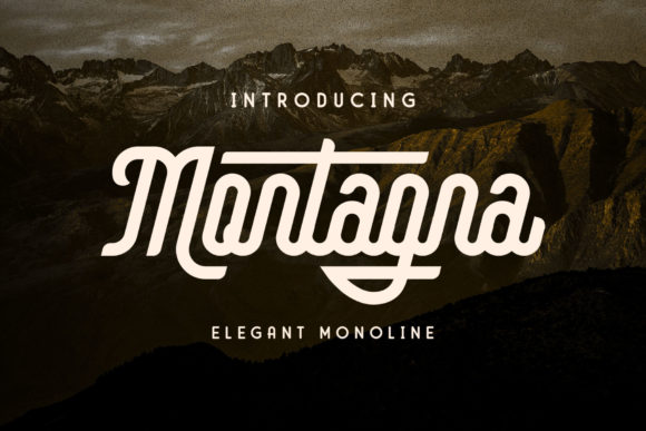 Montagna Font for a Vintage-Style Brand Boost