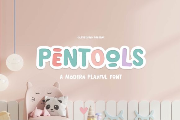 Pentools Font: A Playful Display Type for Creative Projects