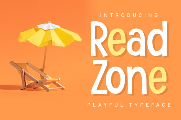 Readzone Font for Creative Makers and Shop Owners