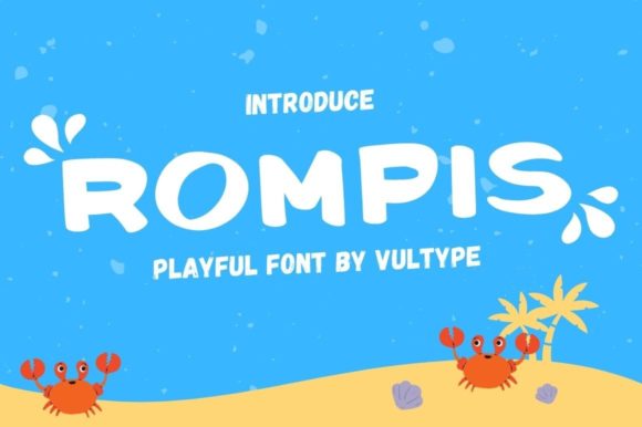 Rompis Display Font for Creative Makers