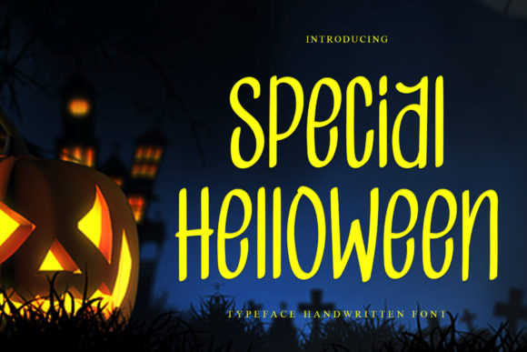 Special Helloween Font for Seasonal and Handmade Creations