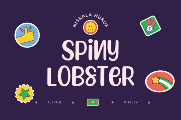 Spiny Lobster Font: A Display Typeface for Craft Creators