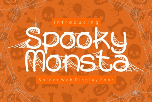 Spooky Monsta Font: A Creative Spine for Display Typography