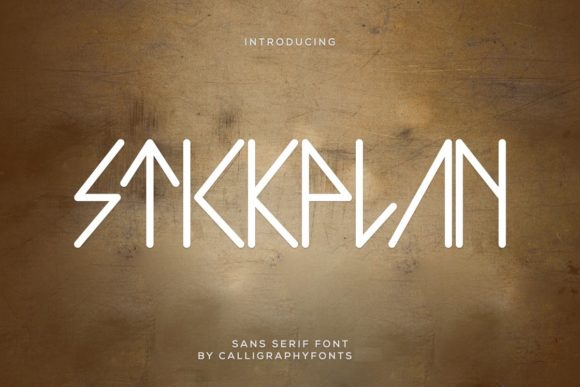 Stickplan Font: A Modern Display Typeface for Editorial Design