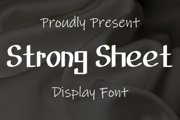 Strong Sheet Font for a Stronger Brand Identity