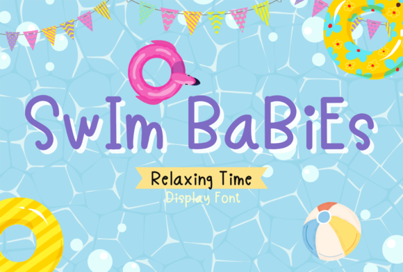 Swim Babies: A Charming Display Font for Creative Projects