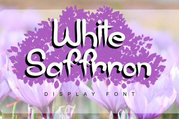 White Saffron Font: A Display Typeface for Elegant Branding